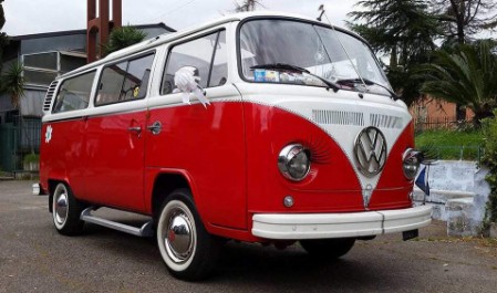 Pulmino Volkswagen matrimonio Roma